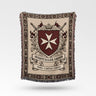 Hospitaller Order Fides Caritas Unitas Light Woven Blanket
