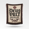 Crusader Legacy Deus Vult Woven Blanket