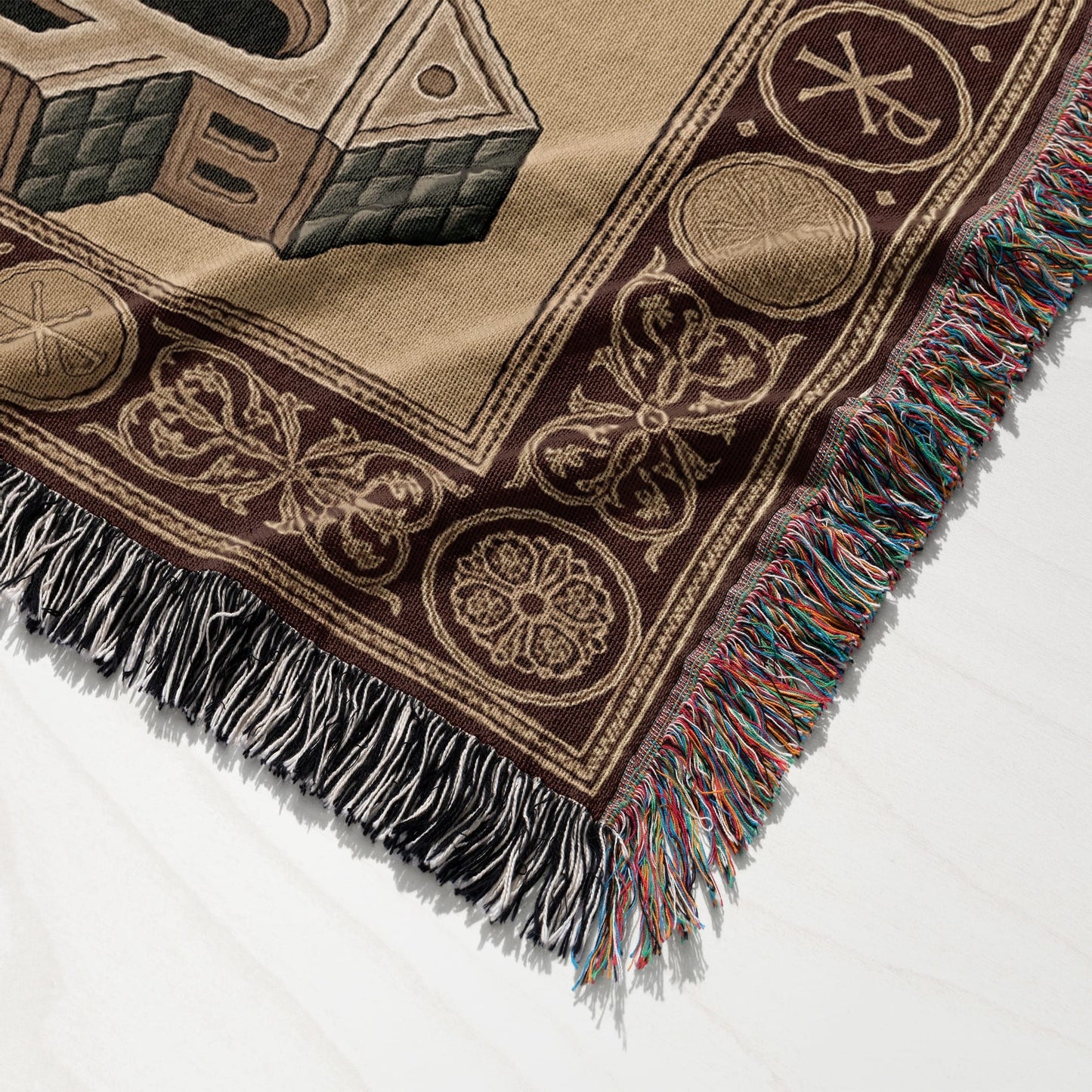 MyDesigns Personalized Last Supper Horizontal Tapestry - Custom Name Icon jacquard woven blanket