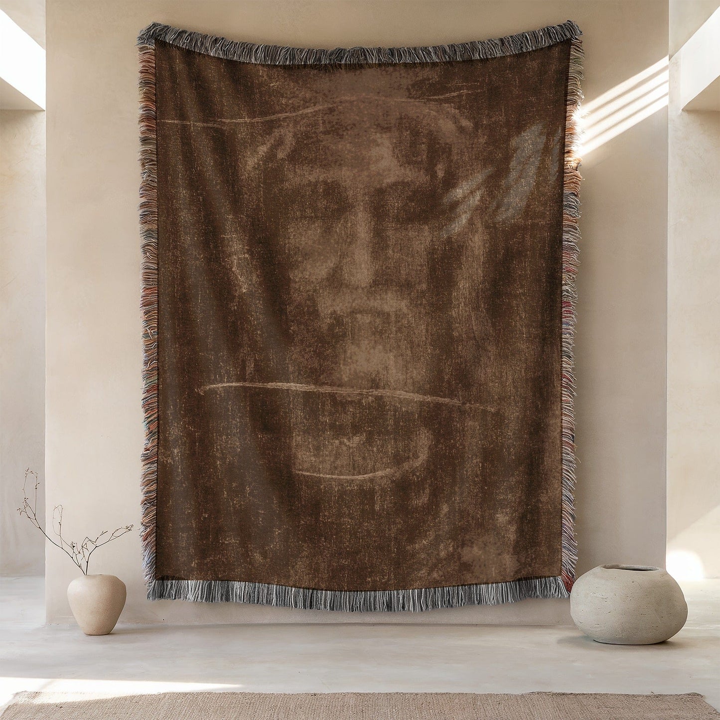 Artistic Wall Hanging with Refined Portrait Design