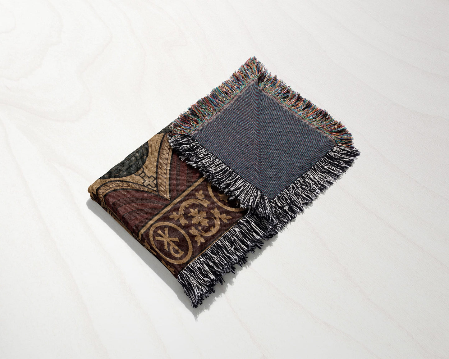 MyDesigns Communion of Apostles Horizontal Tapestry - Byzantine Icon jacquard woven blanket