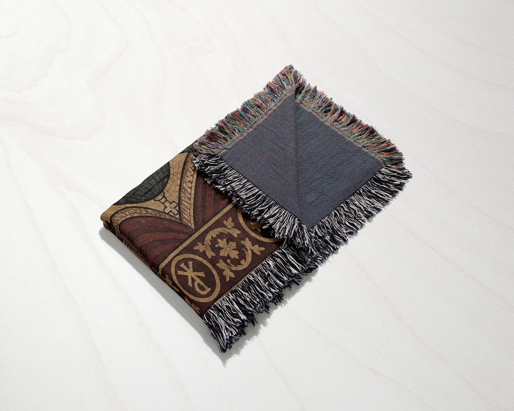 MyDesigns Communion of Apostles Horizontal Tapestry - Byzantine Icon jacquard woven blanket