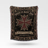Order of Saint John Hospitallers Gold Dark Woven Blanket
