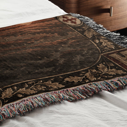 MyDesigns Order of Calatrava I Before the Castle Walls jacquard woven blanket