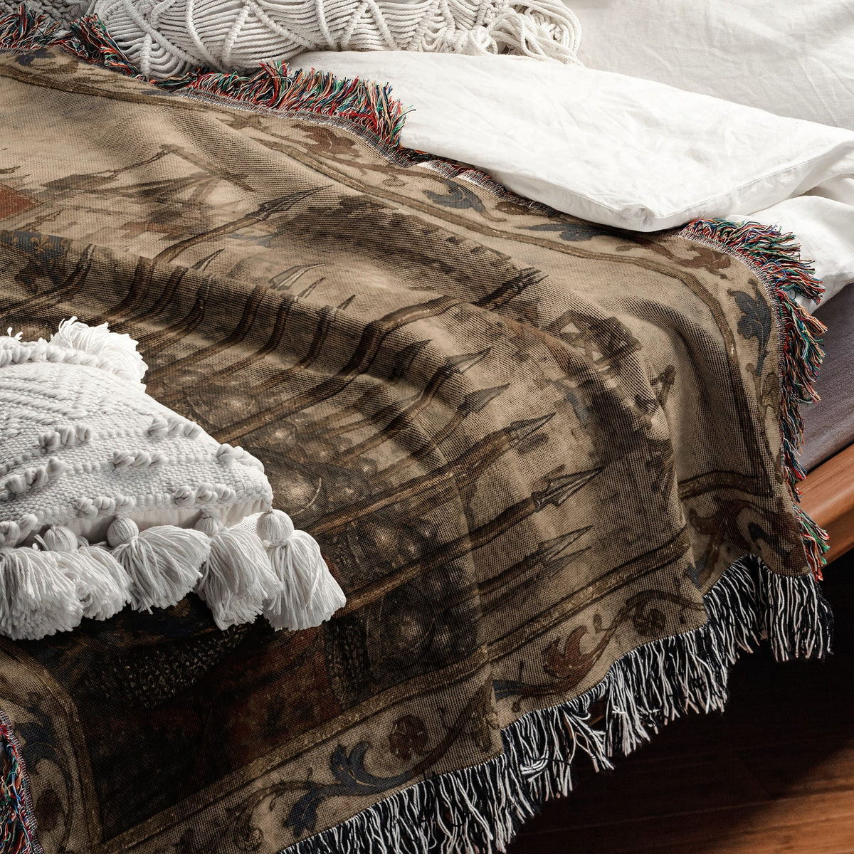 CalmNestStyle Baldwin IV Addresses His Army jacquard woven blanket