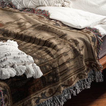 CalmNestStyle Baldwin IV Addresses His Army jacquard woven blanket