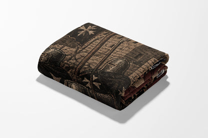 CalmNestStyle Great Siege of Malta Hospitaller Woven Blanket jacquard woven blanket