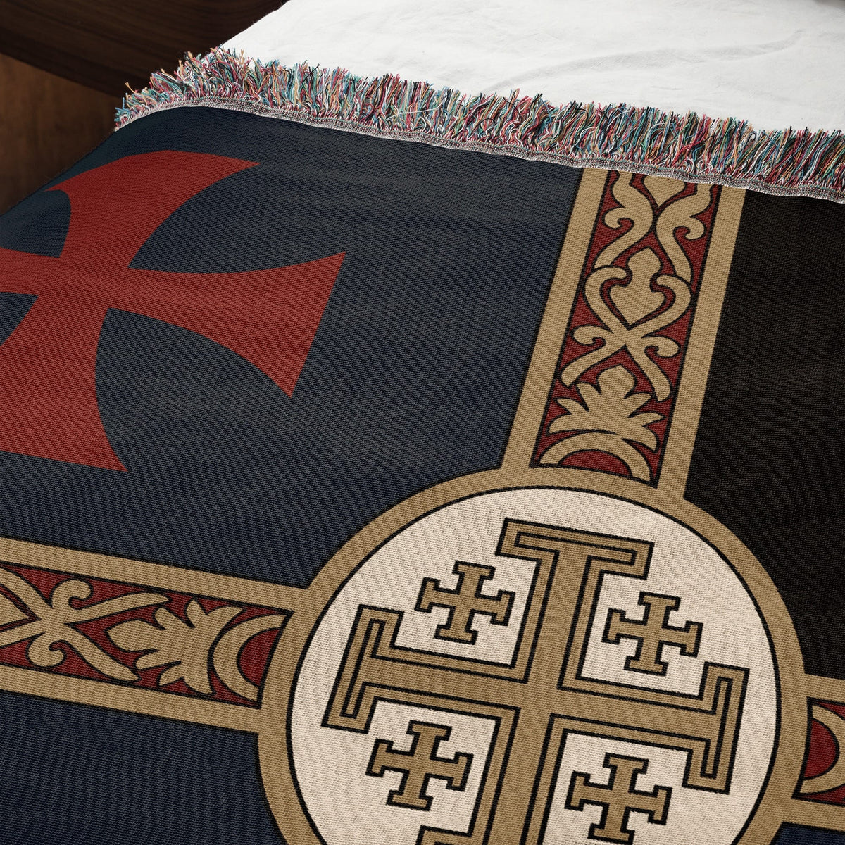 MyDesigns Ancient Orders I Royal Navy jacquard woven blanket