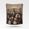 Baldwin IV Jerusalem Knight Crusade Historical View Baldwin IV Woven Blanket