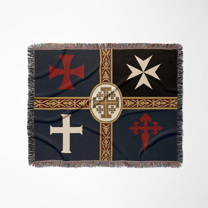 MyDesigns Ancient Orders I Royal Navy jacquard woven blanket