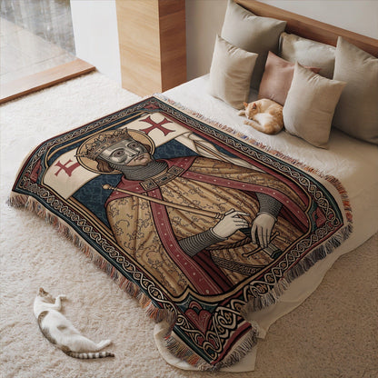 Historical Artwork Inspired Home Decor Blanket