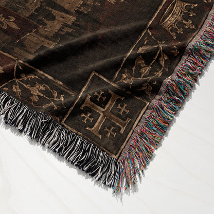 MyDesigns Baldwin IV I The King Before His Army jacquard woven blanket