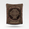 Templar Cross & Oath Woven Blanket