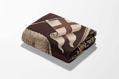 CalmNestStyle Divine Lamb & Dove Woven Blanket jacquard woven blanket