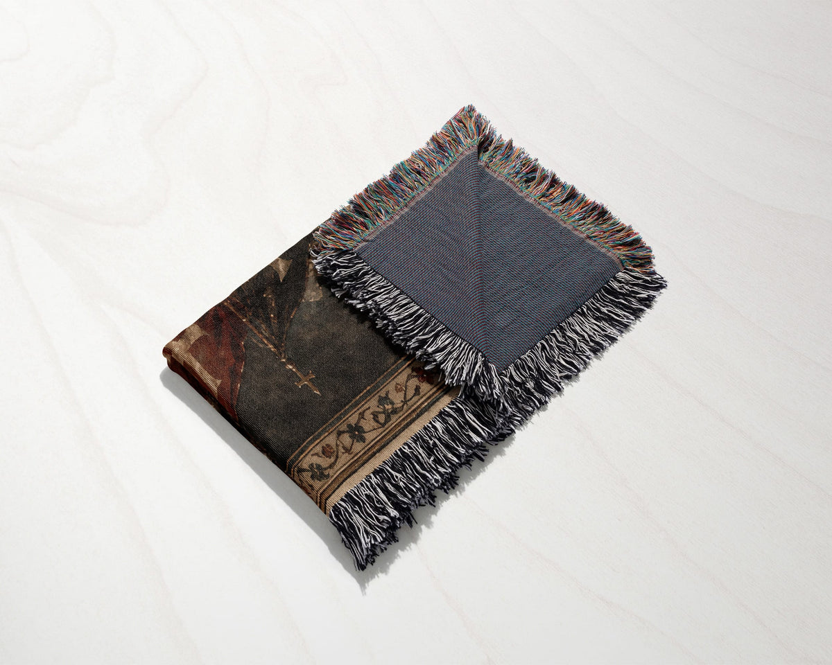 CalmNestStyle Baldwin IV Rides with His Army jacquard woven blanket