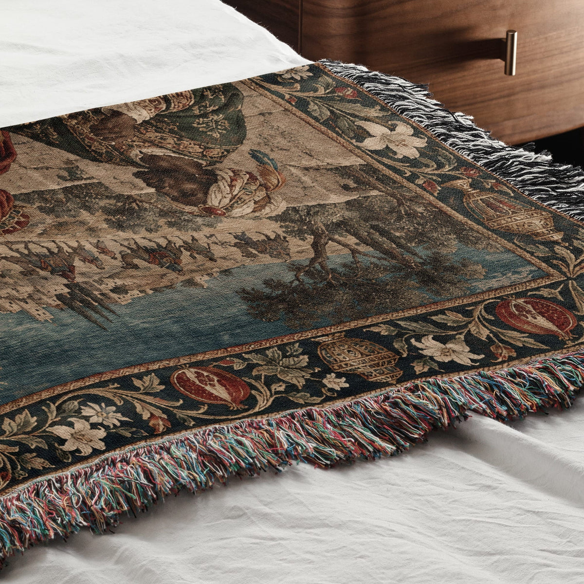 CalmNestStyle The Three Kings jacquard woven blanket
