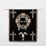 Sacred Icon Jesus Woven Blanket Faith