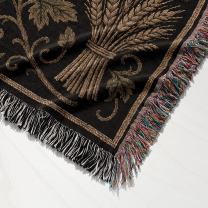 CalmNestStyle Agnus Dei Sacred Art Woven Blanket jacquard woven blanket