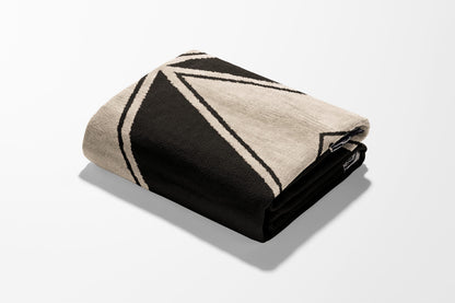 CalmNestStyle Maltese Cross Hospitaller Order Minimalist Woven Blanket jacquard woven blanket
