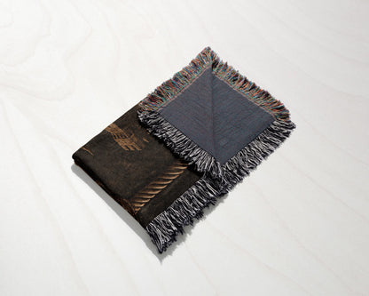 MyDesigns Order of Christ – The Caravel at the Quay jacquard woven blanket
