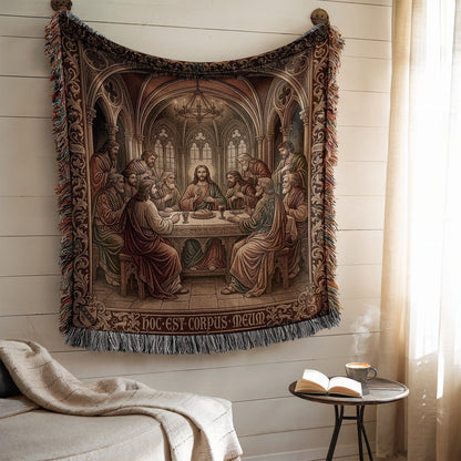 Last Supper Scene Wall Hanging Tapestry Decor