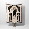 Celestial Ascent Faith Woven Blanket