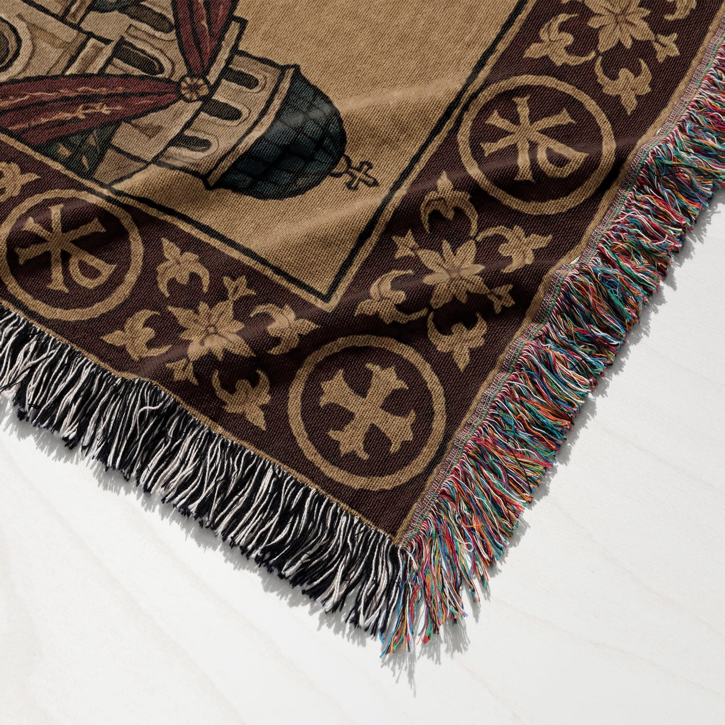 MyDesigns Personalized Byzantine Horizontal Tapestry - Communion Apostles jacquard woven blanket