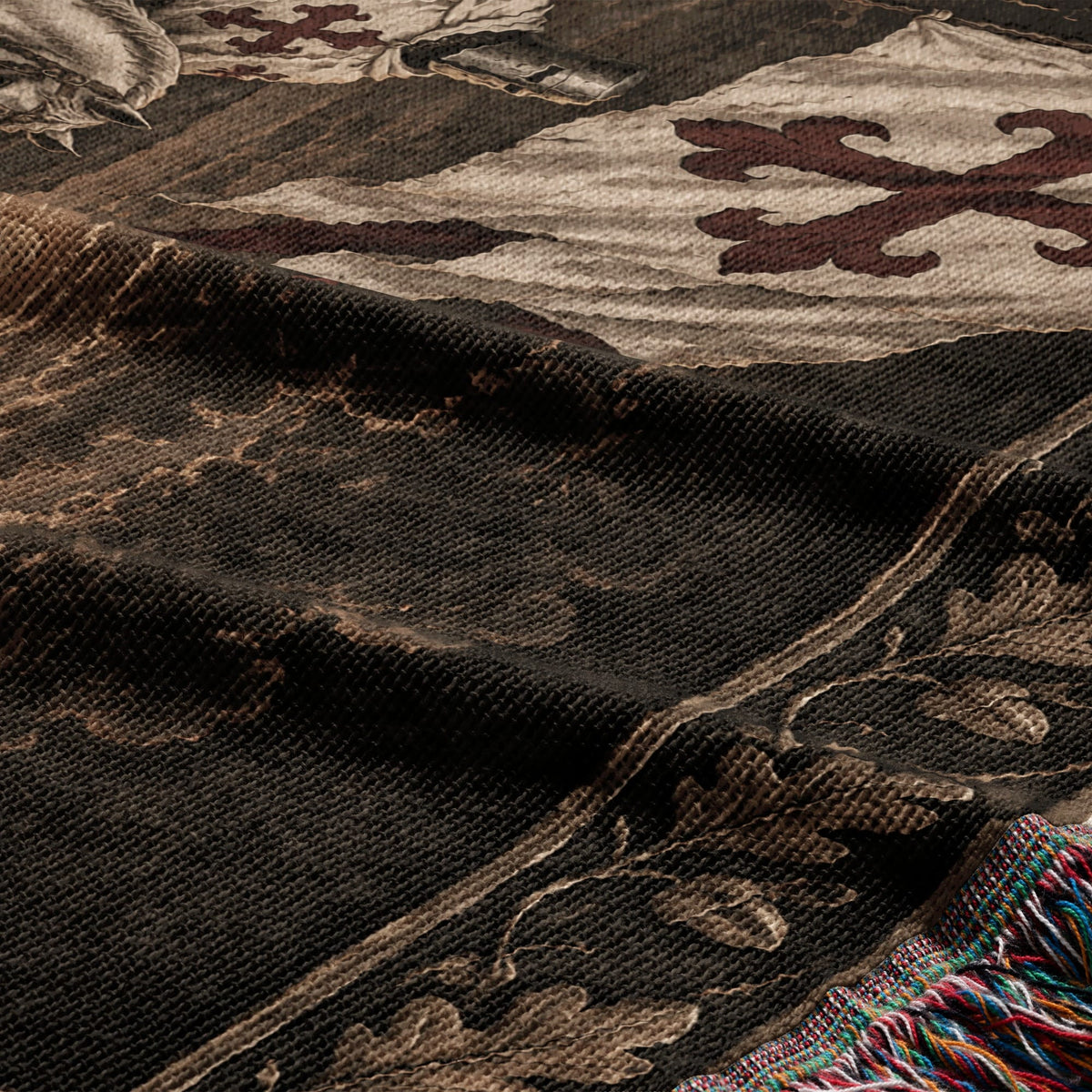 MyDesigns The Great Banner and the Host jacquard woven blanket