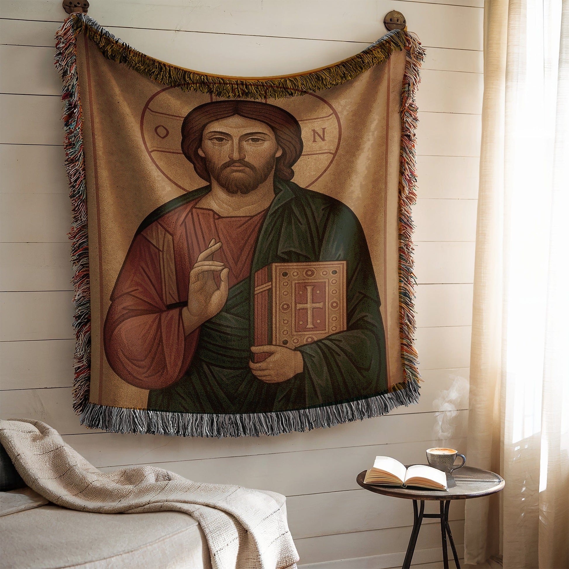 Jesus Religious Icon Tapestry Wall Decoration