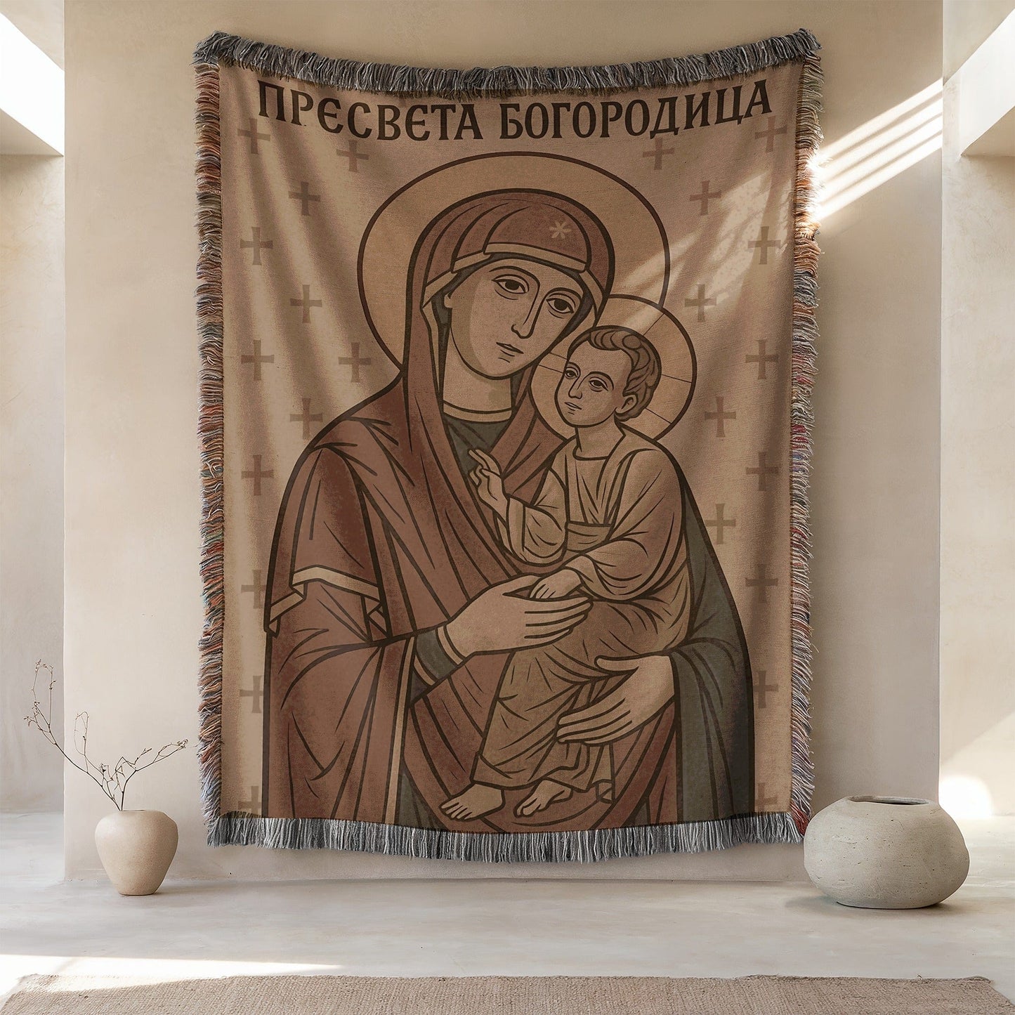 Religious Art Tapestry Wall Hanging Decor