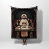 Lord's Supper Moment Disciples Holy Table Woven Blanket