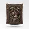 Templar Heraldry Woven Blanket