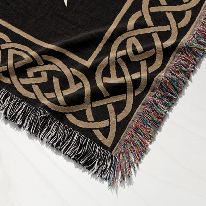 MyDesigns Crusader Orders Medieval Blanket – Santiago Templar Hospitaller Teutonic Woven Throw jacquard woven blanket