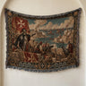 Knights of Malta Cannons on the Harbor Walls Woven Blanket