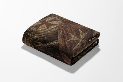 CalmNestStyle Grand Master Jean de Valette Woven Blanket jacquard woven blanket