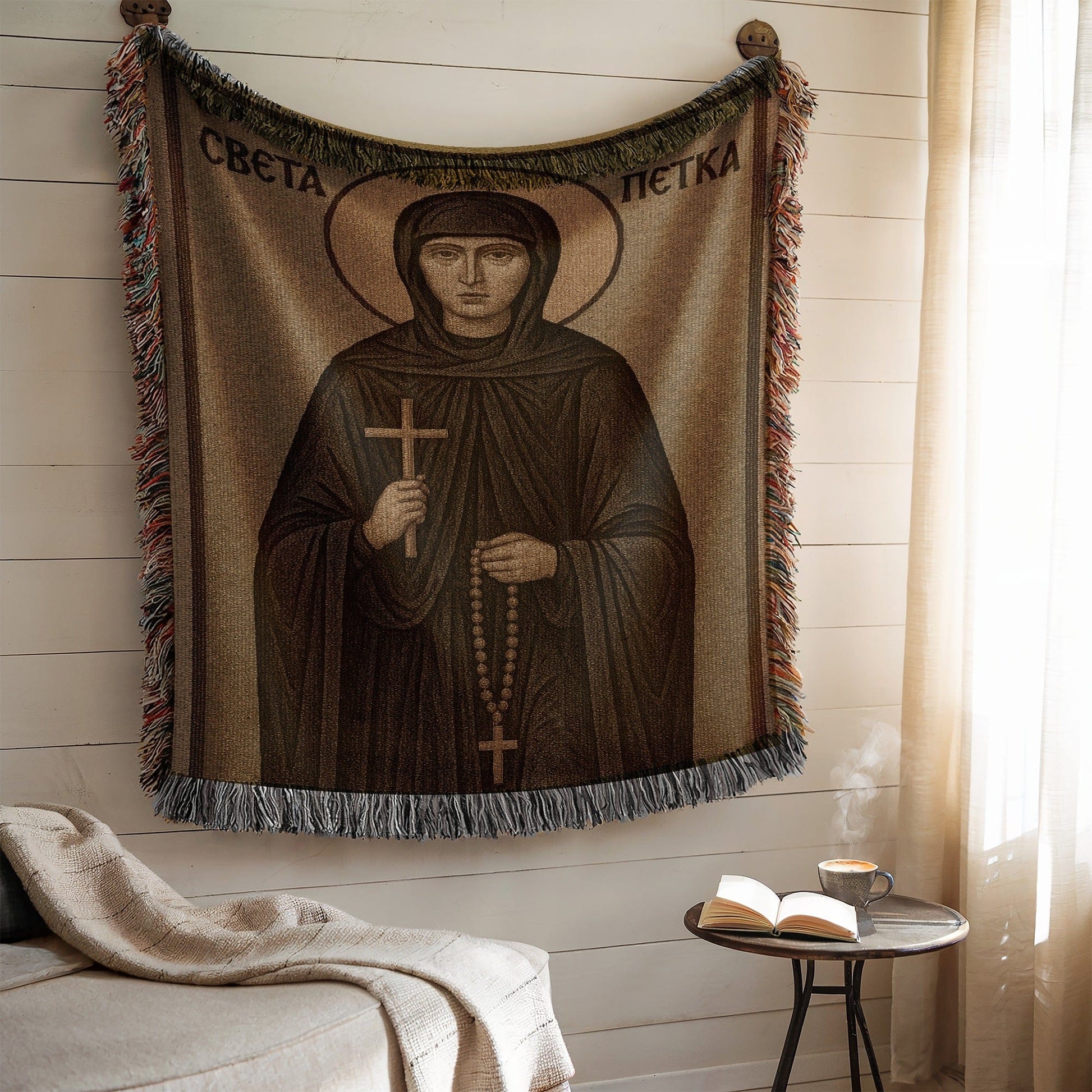 Saint Petka Religious Wall Hanging Tapestry