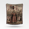 Baldwin IV Jerusalem Crusaders Medieval Art Baldwin IV Woven Blanket