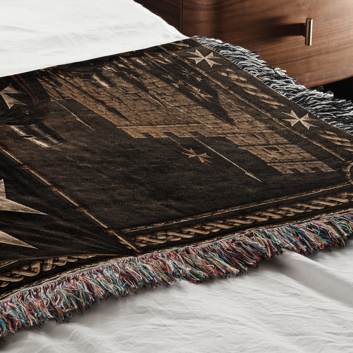 MyDesigns Hospitaller Knights – The Sea Rampart jacquard woven blanket