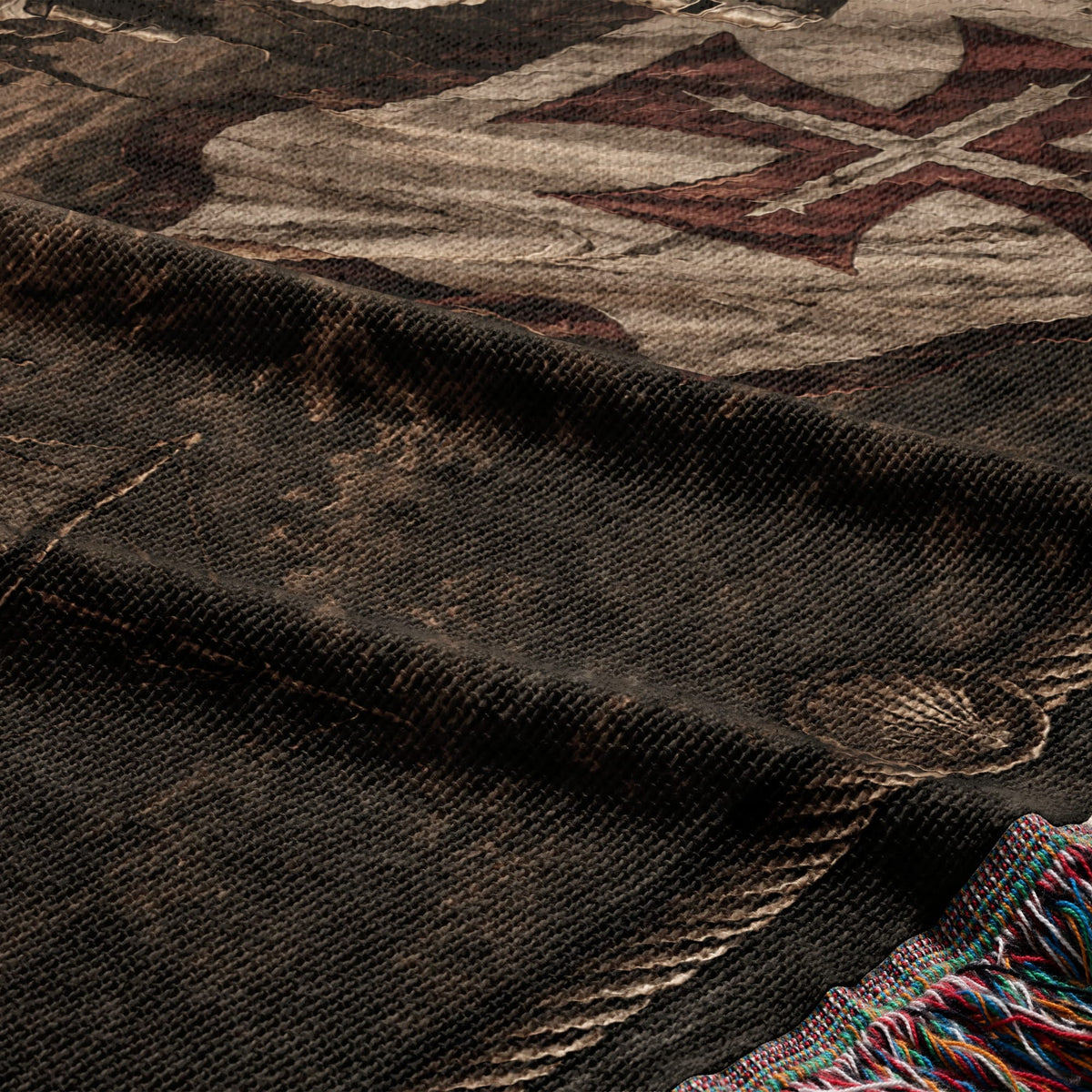 MyDesigns Order of Christ – The Caravel at the Quay jacquard woven blanket