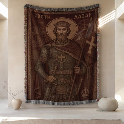 Saint Lazar King Illustration Decorative Tapestry
