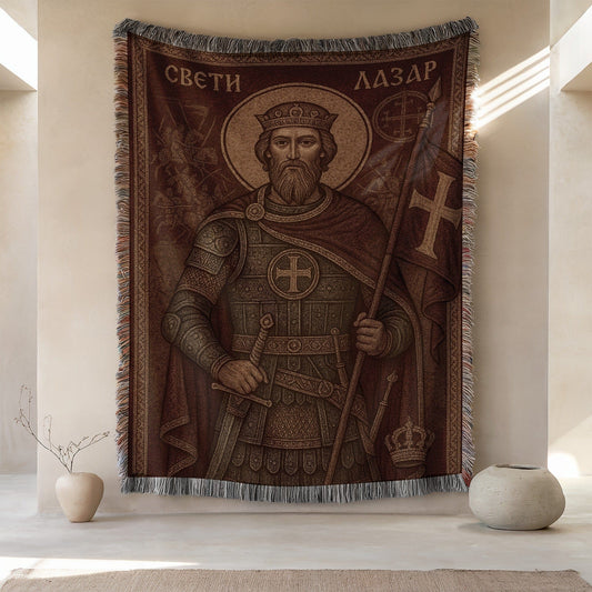 Saint Lazar King Illustration Decorative Tapestry