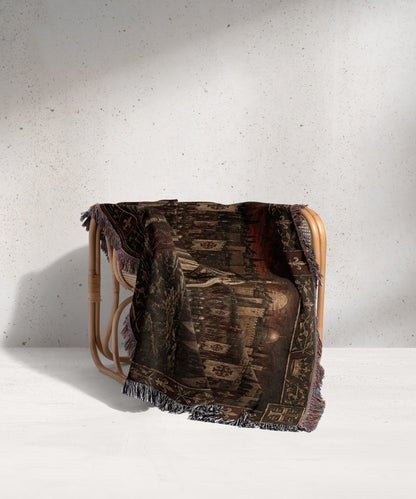 MyDesigns Baldwin IV I The King Before His Army jacquard woven blanket