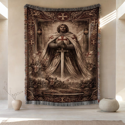 Medieval Knight Tapestry Wall Hanging Decor Product