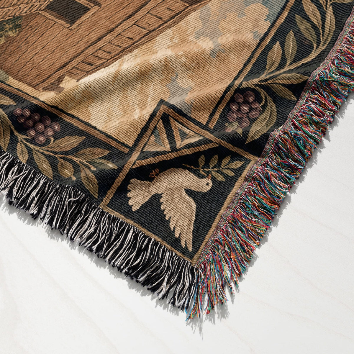 CalmNestStyle Noahs Ark Covenant After the Flood jacquard woven blanket