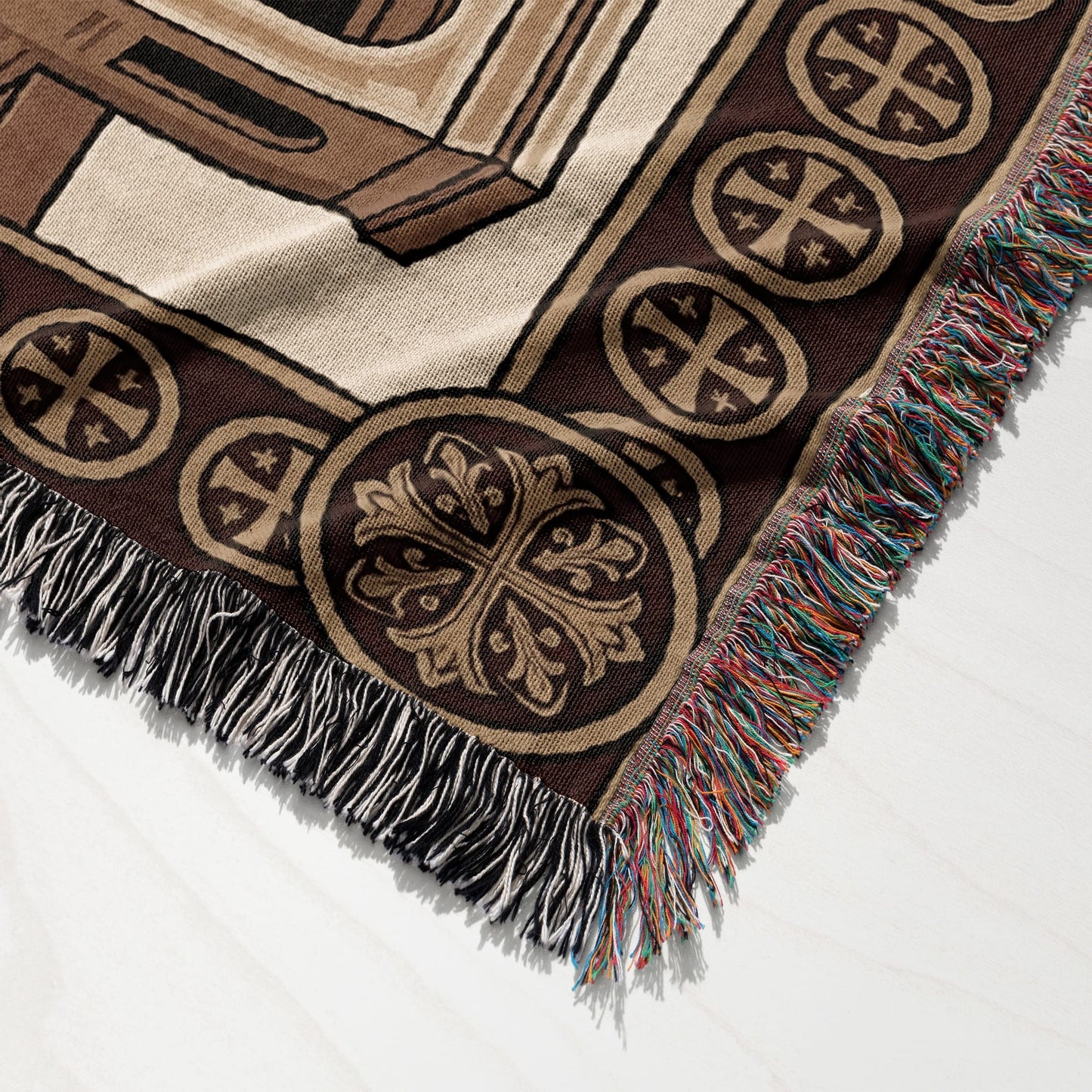 MyDesigns Personalized Mystical Supper Horizontal Tapestry - Custom Name jacquard woven blanket