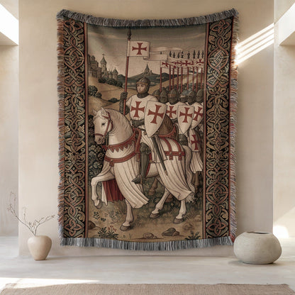 Medieval Knight Tapestry Wall Hanging Decor