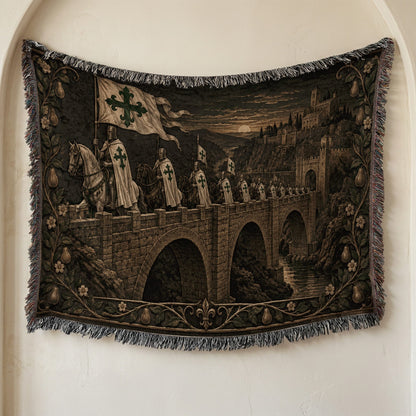 MyDesigns Order of Alcántara I The Standard at the Bridge jacquard woven blanket