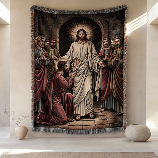 Jesus and Disciples Inspirational Art Wall Hanging