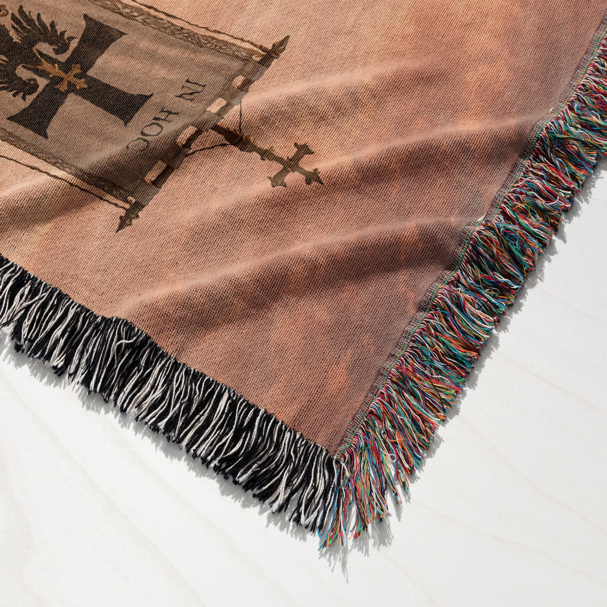 CalmNestStyle Deus Lo Vult The Crusader Host jacquard woven blanket
