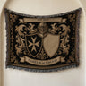 Maltese Cross Woven Blanket I Name & Est. Date